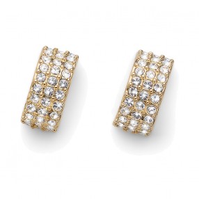 Ženske Oliver Weber Sail Gold Crystal Mindjuše Sa Swarovski Belim Kristalom