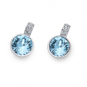 Ženske Oliver Weber Double Aqua Mindjuše Sa Swarovski Plavim Kristalom