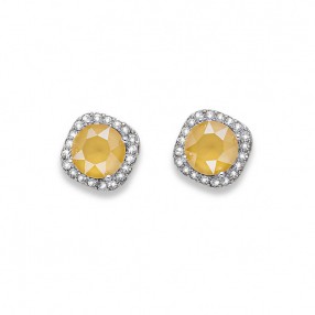 Ženske Oliver Weber Precioso Buttercup Mindjuše sa Swarovski Žutim Kristalom