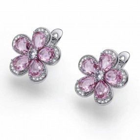 ŽENSKE OLIVER WEBER FIORE LIGHT ROSE MINDJUŠE SA SWAROVSKI ROZIM KRISTALIMA