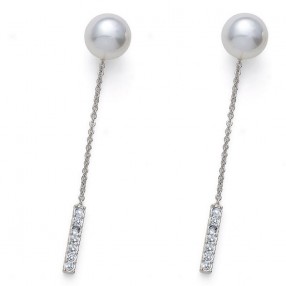 ŽENSKE OLIVER WEBER LATE CRYSTAL PEARL MINDJUŠE SA BELIM SWAROVSKI PERLAMA