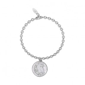 Ženska Kristalni Mesec i Zvezda Moonlight 2Jewels Narukvica Od Hirurškog Čelika