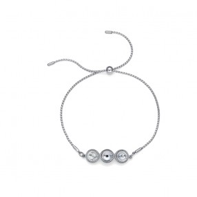 Ženska Oliver Weber Joy STE Crystal Narukvica Sa Swarovski Belim Kristalom