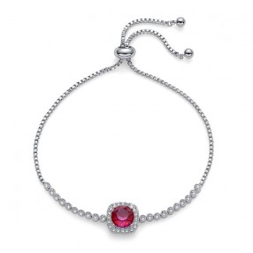Ženska Oliver Weber Precioso Red Delite Narukvica Sa Swarovski Crvenim Kristalom
