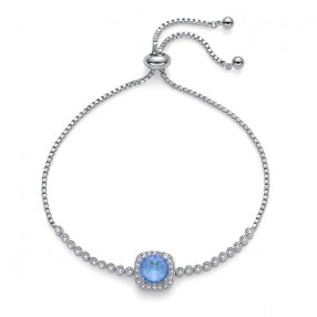 Ženska Oliver Weber Precioso Ocean Delite Narukvica Sa Swarovski Plavim Kristalom