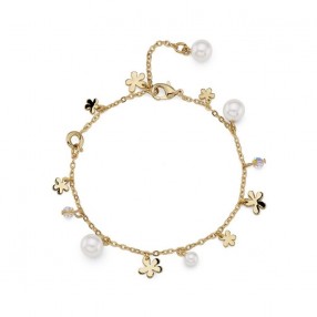 ŽENSKA OLIVER WEBER DRYAD GOLD NARUKVICA SA SWAROVSKI PERLAMA