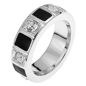 ŽENSKI OLIVER WEBER DOMINO CRYSTAL PRSTEN SA SWAROVSKI KRISTALIMA M