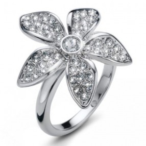 ŽENSKI OLIVER WEBER WONDER CRYSTAL PRSTEN SA SWAROVSKI KRISTALIMA M