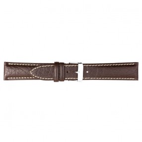 Tamno Braon Poletto Bull Grained Calf Kožni Kaiš Za Sat