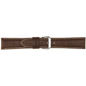 Tamno Braon Poletto Matt Tropical Calf Kožni Kaiš Za Sat