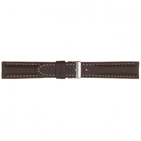 Tamno Braon Poletto Cosmos Waterproof Kožni Kaiš Za Sat