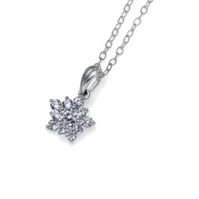 Ženski Oliver Weber Subtle 925AG Crystal Srebrni Lančić Sa Belim Swarovski Kristalnim Priveskom