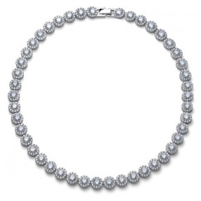 ŽENSKA OLIVER WEBER BEST 925AG ZIRCON OGRLICA SA SWAROVSKI KRISTALIMA