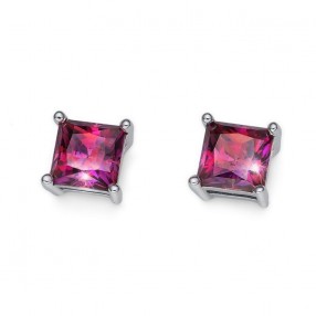 Ženske Oliver Weber Catch Red Dark 925AG Mindjuše Sa Swarovski Crvenim Kristalom