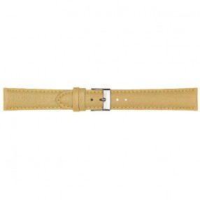 Žuti Poletto Glossy Bull Grained Calf Kožni Kaiš Za Sat