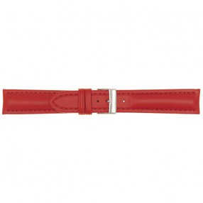 Crveni Poletto Cosmos Waterproof Kožni Kaiš Za Sat