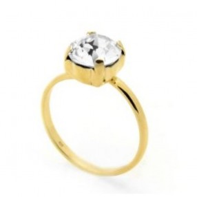 ŽENSKI VICTORIA CRUZ CELINE CRYSTAL PRSTEN SA SWAROVSKI KRISTALOM