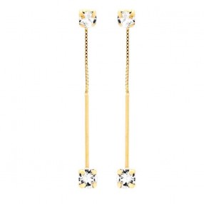 ŽENSKE VICTORIA CRUZ MINIMAL CRYSTAL GOLD MINDJUŠE SA SWAROVSKI KRISTALIMA