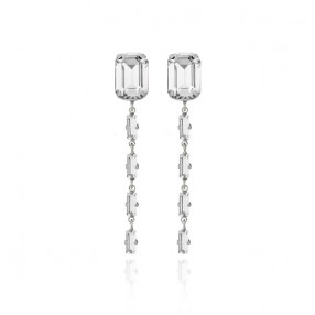 Ženske Victoria Cruz Esgueva Crystal Mindjuše Sa Swarovski Belim Kristalima