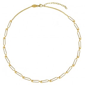 ŽENSKA VICTORIA CRUZ APOSTROPHE GOLD SREBRNA OGRLICA