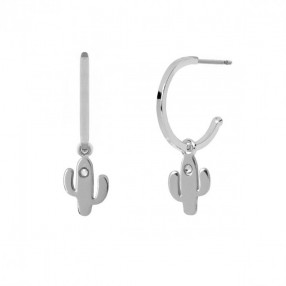 Ženske Victoria Cruz Areca Cactus Mindjuše Sa Swarovski Belim Kristalom