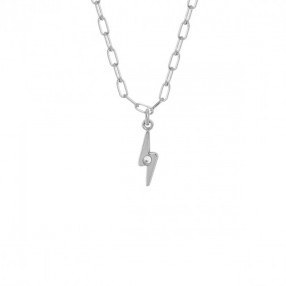 Ženski Victoria Cruz Areca Thunder Lančić Sa Swarovski Belim Kristalom