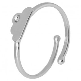 ŽENSKI VICTORIA CRUZ ARECA CLOUD PRSTEN SA SWAROVSKI BELIM KRISTALOM