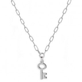 ŽENSKI VICTORIA CRUZ SAN VALENTIN SREBRNI LANČIĆ SA PRIVESKOM KLJUČA