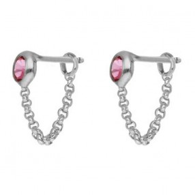 ŽENSKE VICTORIA CRUZ LIS ROSE MINDJUŠE SA SWAROVSKI ROZE KRISTALOM