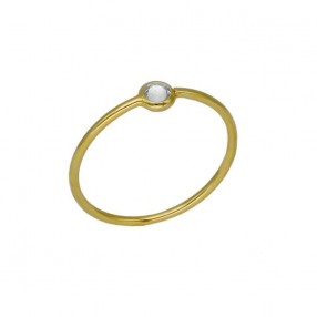 ŽENSKI VICTORIA CRUZ LIS CRYSTAL GOLD PRSTEN SA SWAROVSKI KRISTALOM