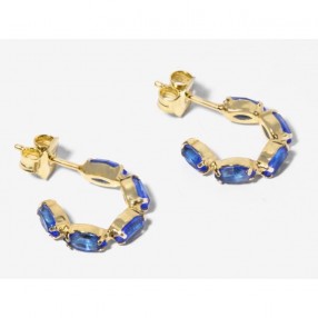 ŽENSKE VICTORIA CRUZ ARISA SAPPHIRE GOLD MINDJUŠE SA SWAROVSKI KRISTALIMA