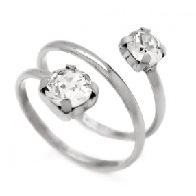 ŽENSKI VICTORIA CRUZ MINIMAL CRYSTAL PRSTEN SA SWAROVSKI KRISTALIMA