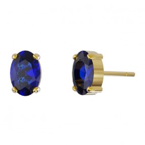 ŽENSKE VICTORIA CRUZ GEMMA SAPPHIRE GOLD MINDJUŠE SA SWAROVSKI KRISTALOM