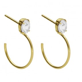 ŽENSKE VICTORIA CRUZ GENOVEVA CRYSTAL GOLD MINDJUŠE SA SWAROVSKI KRISTALOM