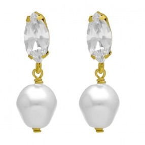 ŽENSKE VICTORIA CRUZ PURPOSE CRYSTAL GOLD MINDJUŠE SA PERLOM