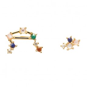 ŽENSKE PD PAOLA LIBRA - VAGA- NAUŠNICE SA POZLATOM 18k