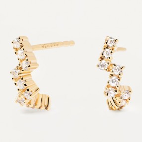 ŽENSKE PD PAOLA THE ZIPPER NAUŠNICE SA POZLATOM 18k