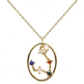 ŽENSKA PD PAOLA ZLATNA OGRLICA PISCES-RIBA SA POZLATOM 18k