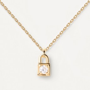 ŽENSKA PD PAOLA PADLOCK ZLATNA OGRLICA SA POZLATOM 18k