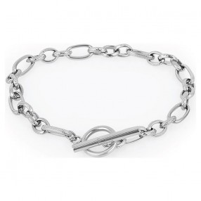 ŽENSKA FREELOOK SREBRNA NARUKVICA OD HIRURŠKOG ČELIKA