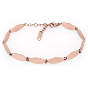 ŽENSKA FREELOOK ROZE ZLATNA NARUKVICA OD HIRURŠKOG ČELIKA