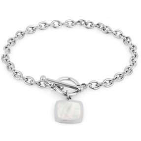 ŽENSKA FREELOOK SREBRNA NARUKVICA OD HIRURŠKOG ČELIKA