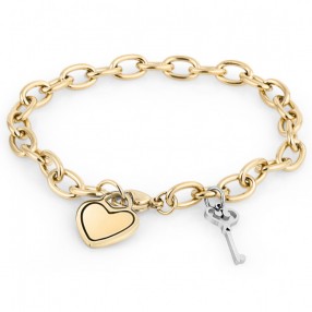 ŽENSKA FREELOOK ZLATNA NARUKVICA OD HIRURŠKOG ČELIKA