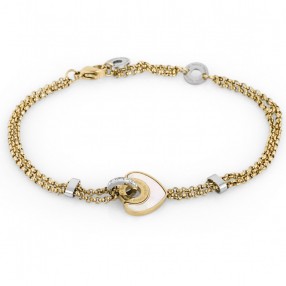 ŽENSKA FREELOOK ZLATNA NARUKVICA OD HIRURŠKOG ČELIKA