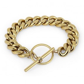 ŽENSKA FREELOOK ZLATNA NARUKVICA OD HIRURŠKOG ČELIKA