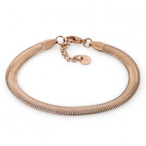 ŽENSKA FREELOOK ROZE ZLATNA NARUKVICA OD HIRURŠKOG ČELIKA