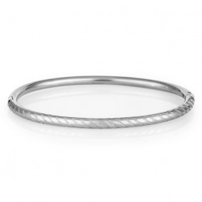 ŽENSKA FREELOOK SREBRNA NARUKVICA OD HIRURŠKOG ČELIKA M