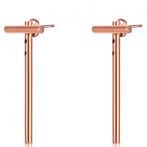 ŽENSKE FREELOOK ROZE ZLATNE MINDJUŠE OD HIRURŠKOG ČELIKA