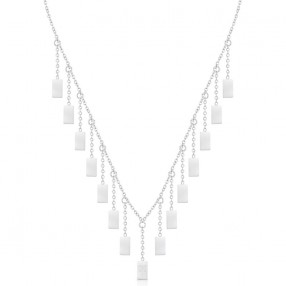 ŽENSKA FREELOOK SREBRNA OGRLICA OD HIRURŠKOG ČELIKA