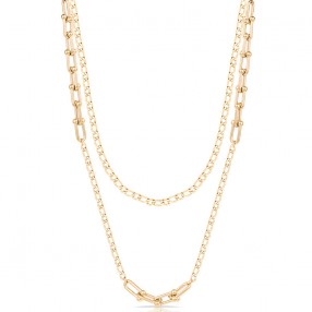 ŽENSKA FREELOOK ZLATNA OGRLICA OD HIRURŠKOG ČELIKA
